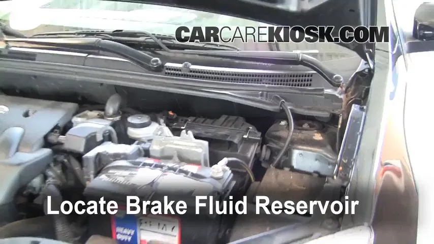 2008 Nissan Sentra S 2.0L 4 Cyl. Brake Fluid Add Fluid